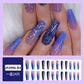 Kit de 24 Ongles Artificiels avec Strass Amovibles